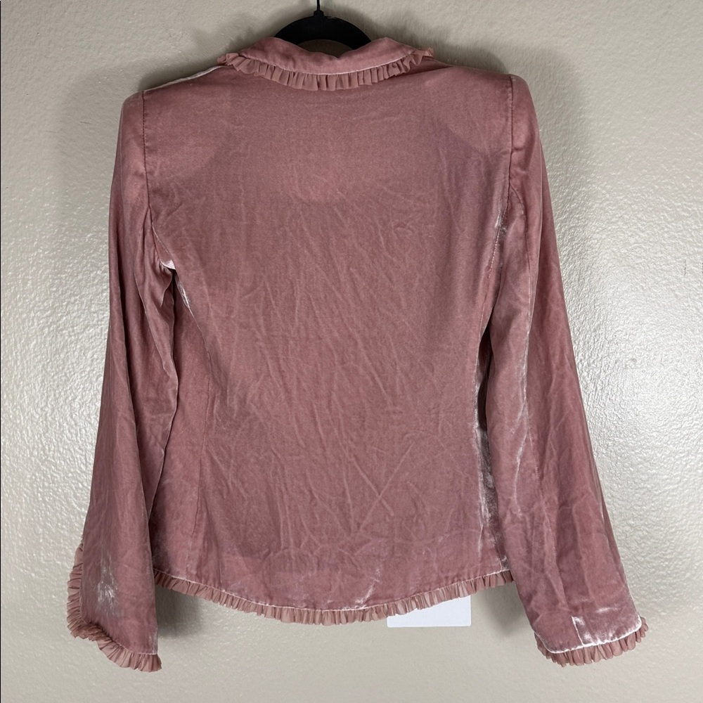 Cinq à Sept Rowland Mauve Velvet Blazer - Picture 10 of 10